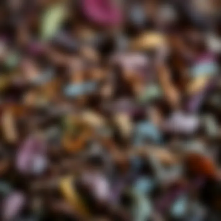 A close-up of vibrant loose leaf tea showcasing its texture and color, symbolizing diversity.