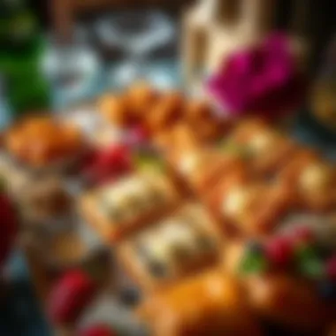 A Journey Through Regional Baklava Varieties An elegant serving platter featuring assorted baklava varieties from different regions