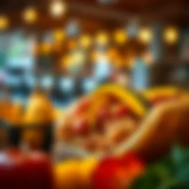 Autumn döner showcasing seasonal ingredients like squash and apples