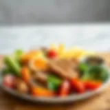 A delicious plate of high-protein foods