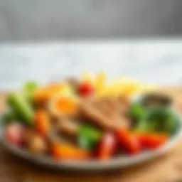 A delicious plate of high-protein foods