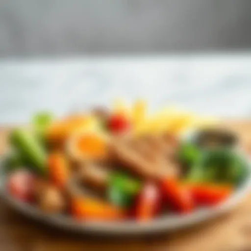 A delicious plate of high-protein foods