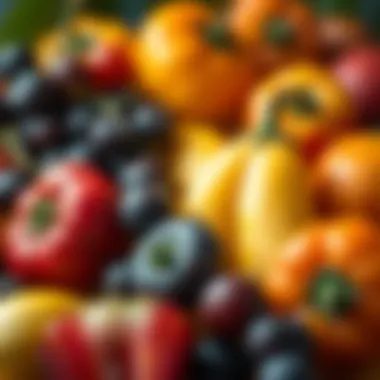 Vibrant Fruits Packed with Vitamin E Colorful fruits containing vitamin E
