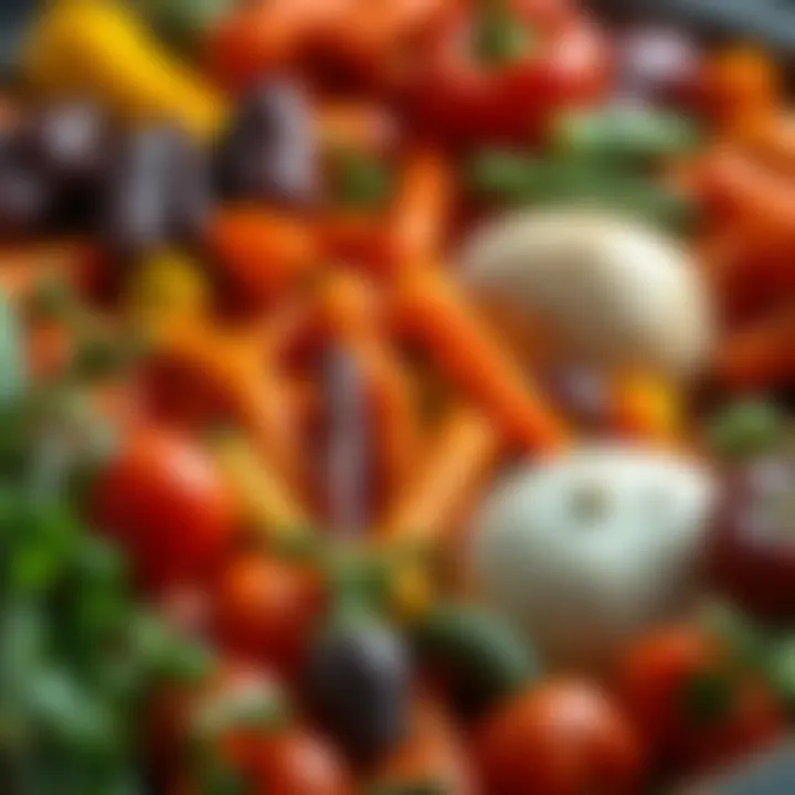 Vibrant Vegetables Packed with Vitamin E Colorful vegetables showcasing Vitamin E