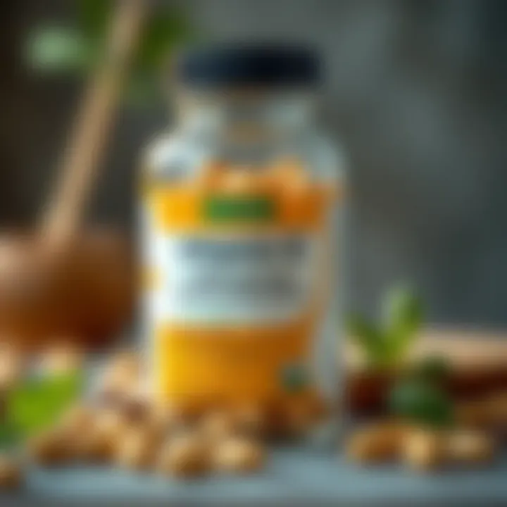 Vitamin E Supplement for Enhanced Health A nutritional supplement bottle of Vitamin E