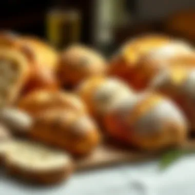 An array of different bread types showcasing diversity