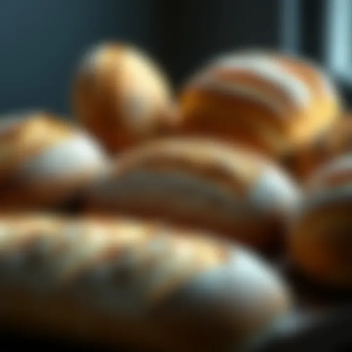 Variety of Bread Types Different types of bread showcasing various weights