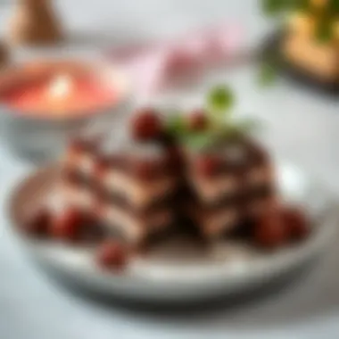 Elegant Serving of Broken Kadayıf with Garnish