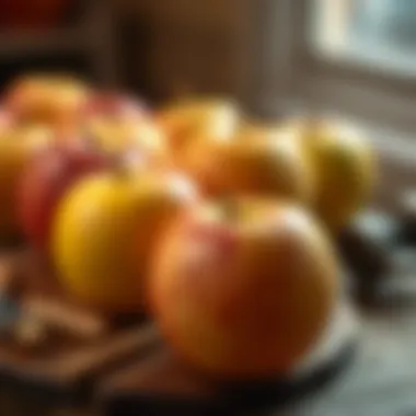 Nutritional components of apples