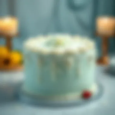 Modern Minimalist Elsa Cake A modern take on Elsa cake with minimalist design and elegant details