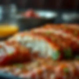 A detailed close-up of Emin Dana Kusbasi showcasing its rich texture and seasoning