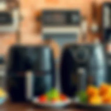 Comparison of various air fryer models and their features