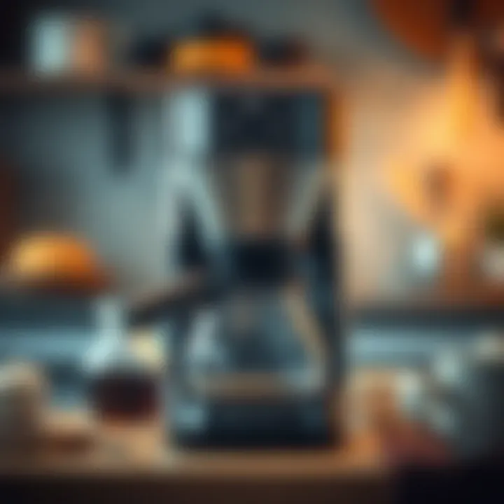 Advanced filter coffee machine featuring programmable settings