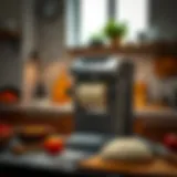 Quality dough machine in a modern kitchen setup