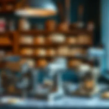 Variety of dough machine models displayed elegantly