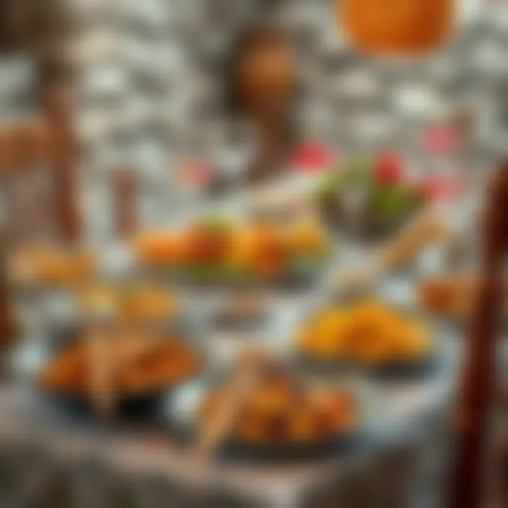 Culinary Heritage of Hatay A beautifully set table showcasing Hatay's culinary heritage