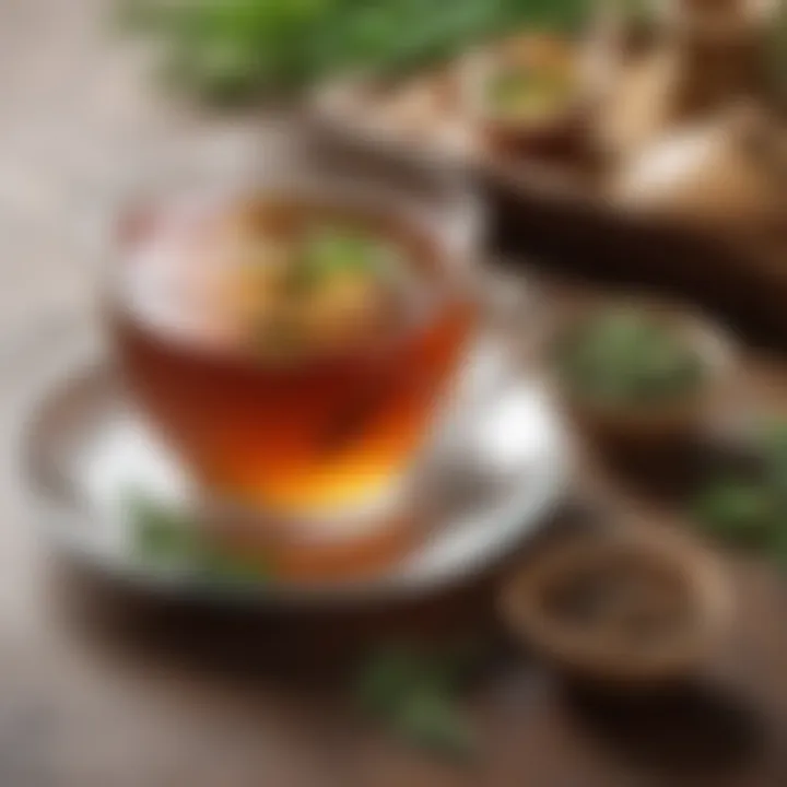 Healing Herbal Tea for Cough Relief