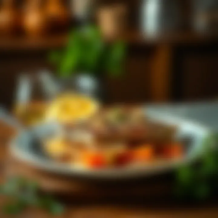 Healthy meal featuring omega-3 ingredients