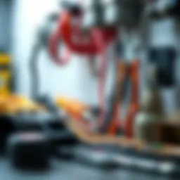 HVAC system installation with tools