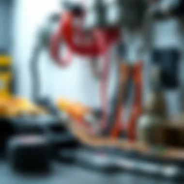 HVAC system installation with tools