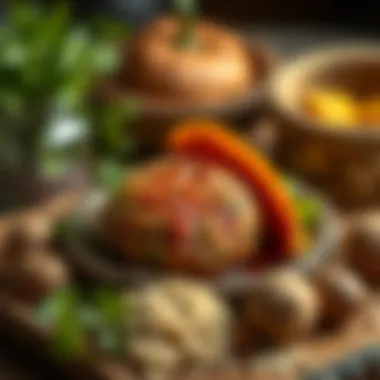 Traditional ingredients for icli köfte