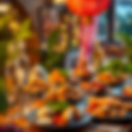 Traditional Iftar Meal Setup