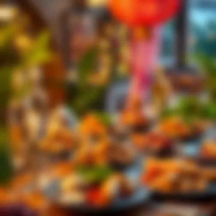 Traditional Iftar Meal Setup