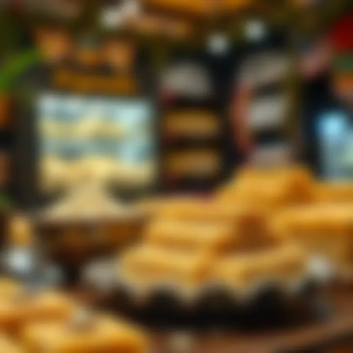 Online shopping platform showcasing semolina halva options