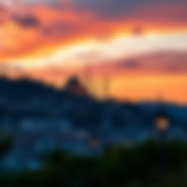 A serene view of the İstanbul skyline at sunset during Ramadan.