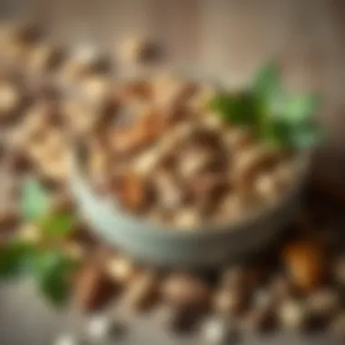 Seeds and Nuts for Digestive Wellness Natural laxatives represented by seeds and nuts