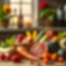 Vibrant foods rich in vitamin B12