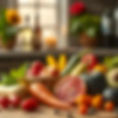 Vibrant foods rich in vitamin B12