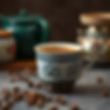 The Art of Traditional Coffee Cups A beautifully crafted traditional coffee cup