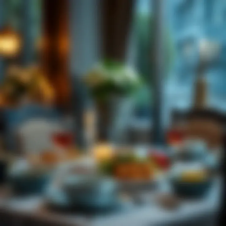 Elegant Table Setting for Iftar Elegant table setting for iftar meal