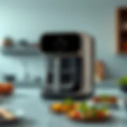 Sleek design of the Karaca Air Cook Pro kitchen appliance