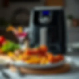 Gourmet dish prepared with Karaca Airfryer Koz