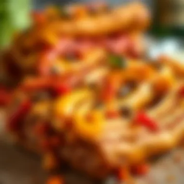 A close-up of Katik Döner showcasing its juicy texture and vibrant spices.