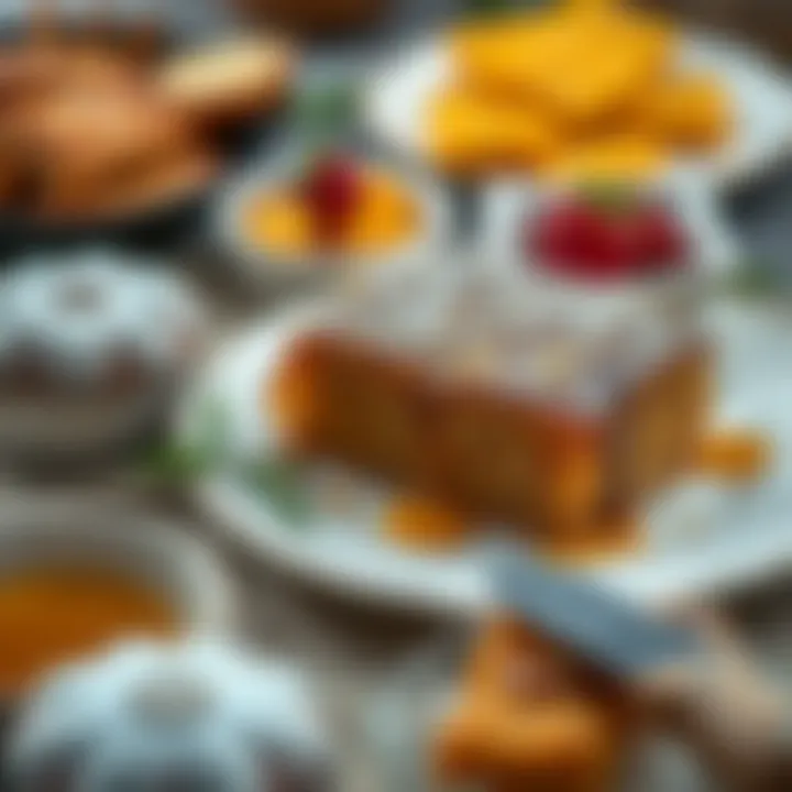 An array of innovative katik zurna recipes arranged artistically