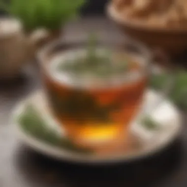 Cup of thyme tea