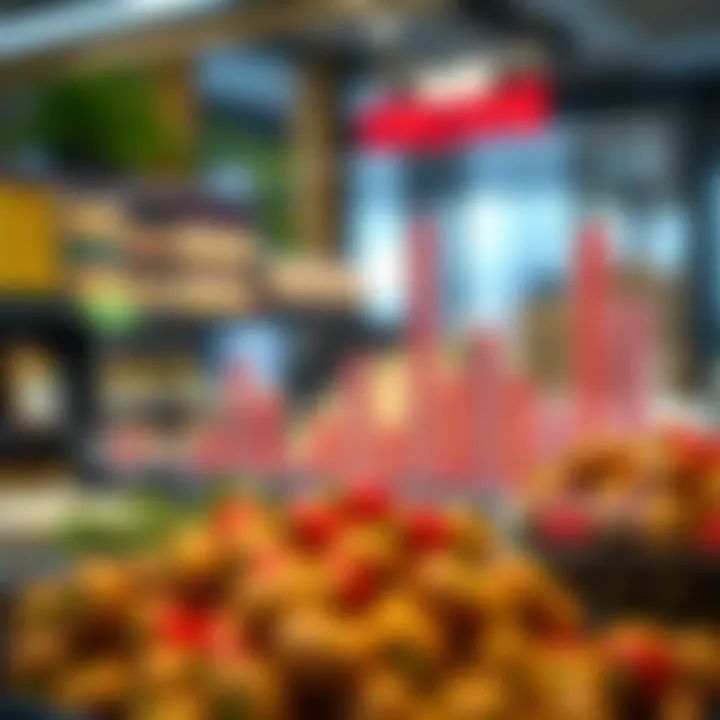 Graph showing market trends for oregano oil prices