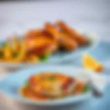 Freshly prepared butterfly chicken dish showcasing its appeal.