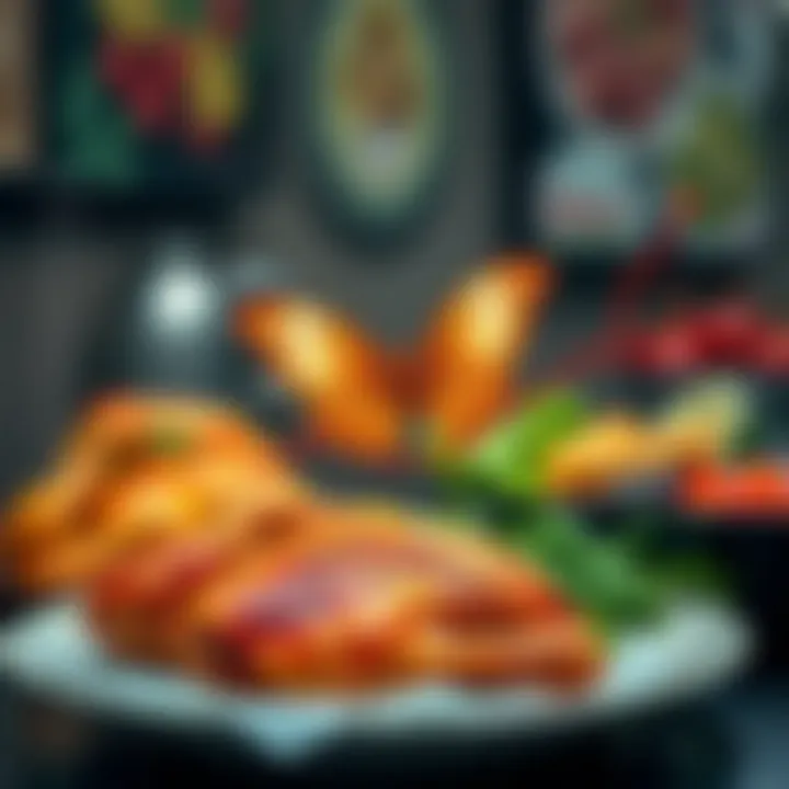 Graph illustrating the price fluctuations of butterfly chicken over time.