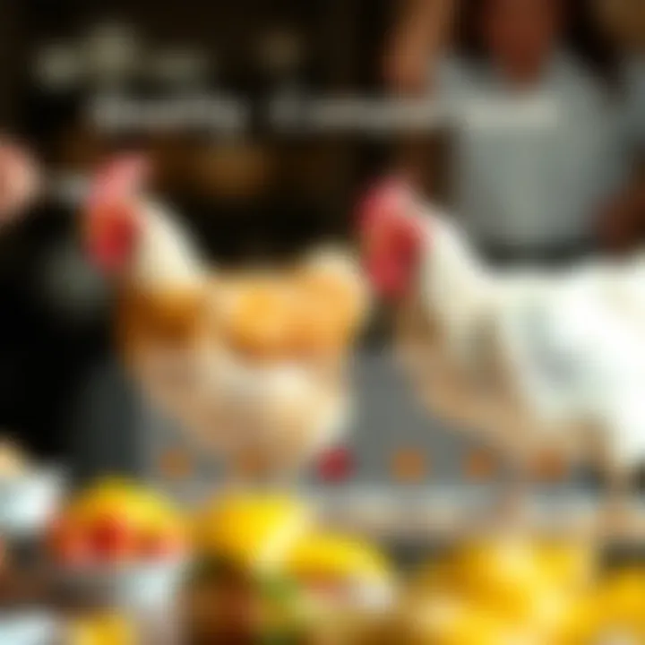 Comparison chart highlighting the quality differences in chicken types.