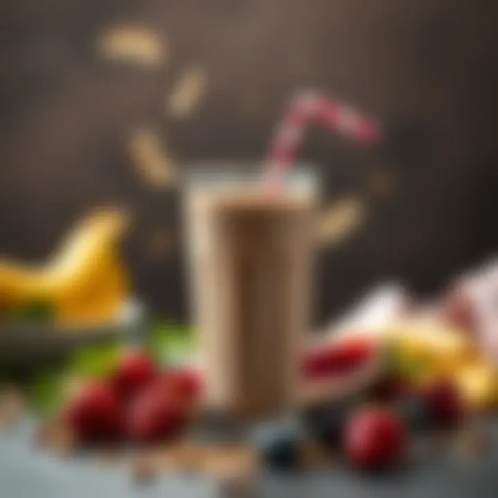 Understanding Nutritional Balance in Shakes Illustration of balanced nutrition