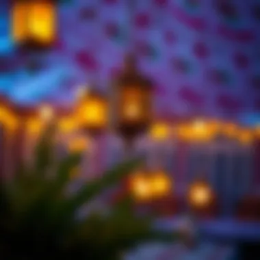 Traditional henna night decorations