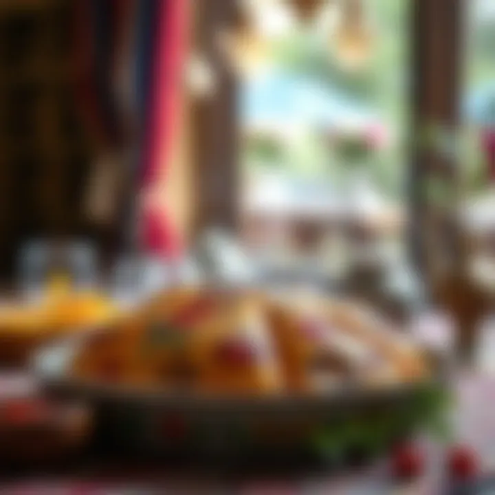 A Glimpse into Traditional Kına Tepsisi Traditional Kına Tepsisi adorned with intricate designs and vibrant colors