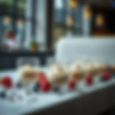 Artistic Arrangement of Mousse An artistic arrangement of mousse in a modern setting