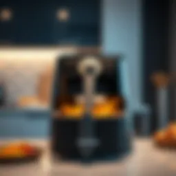 Sleek design of the Kumtel Fastfryer XXL in a modern kitchen setting