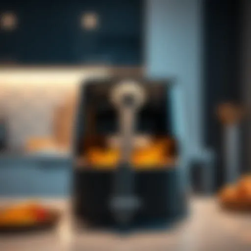 Sleek design of the Kumtel Fastfryer XXL in a modern kitchen setting