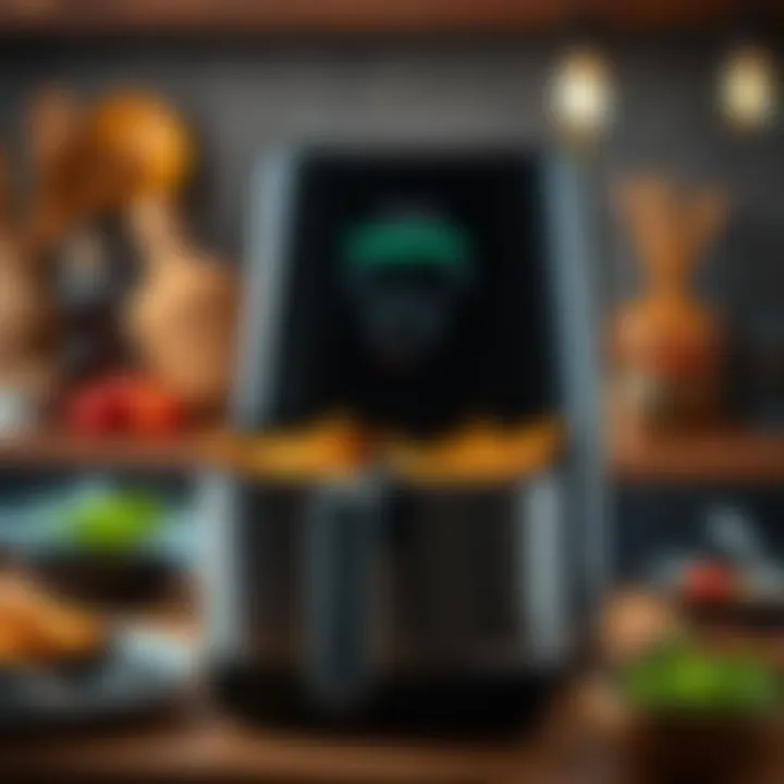 User-friendly features of Kumtel Fastfryer XXL displayed prominently